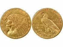 2 1/2 Gold Dollars, Indian Head - 1925 D Denver