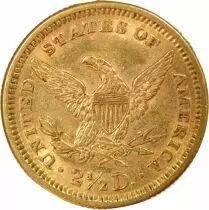 2 1/2 Gold Dollars, Liberty Head - 1878 Philadelphia