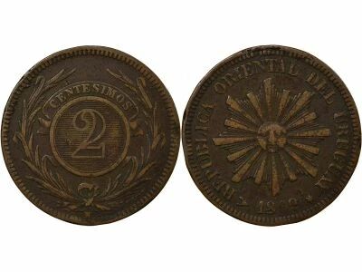 2 Centesimos - 1869 (1870) H Heaton