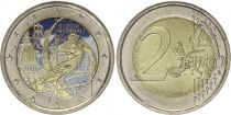 2 Euros - Jeux d\'Hiver de Turin - Colorisée - 2006