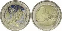 2 Euros - Winter Games of Torino - Colorised - 2006