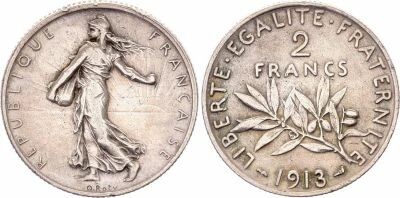 2 Francs Semeuse  - 1913