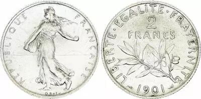 2 Francs Semeuse - 1901