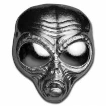 2 Onces Argent - T&ecirc;te d\'Alien