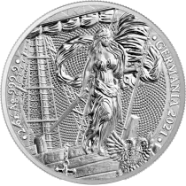 2 ONCES ARGENT GERMANIA 2021 BULLION