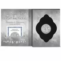 2 ONCES BULLION ARGENT GERMANIA & COLUMBIA 2019 - LES GRANDES FIGURES ALL&Eacute;GORIQUES