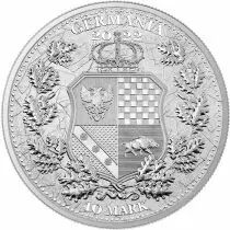 2 ONCES BULLION ARGENT POLONIA & GERMANIA 2022 - LES GRANDES FIGURES ALL&Eacute;GORIQUES