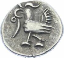 2 Pe / 1/2 Silver Fuang, Hamsa - 1847 / 1860