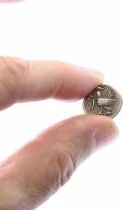 2 Pe / 1/2 Silver Fuang, Hamsa - 1847 / 1860