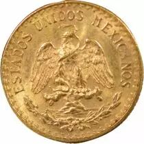 2 Pesos Or, Refrappe (1951-1972) - 1945 Mo Mexico