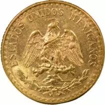 2 Pesos Or, Refrappe (1951-1972) - 1945 Mo Mexico