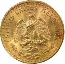 2 Pesos Or, Refrappe (1951-1972) - 1945 Mo Mexico