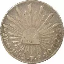 2 Silver Reales - 1852/1 Guanajuato