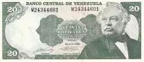 20 Bolivares - Jos� Antonio Paez - 31-05-1990 - Letter M