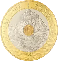 20 Francs Proof 1996 Mont Saint Michel