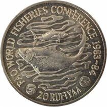 20 Rufiyaa, World Conf. on Fisheries - 1984