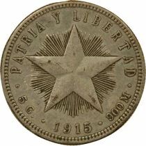 20 Silver Centavos - 1915 Philadelphia