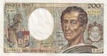 200 Francs - Montesquieu - 1981 - Serial B.007