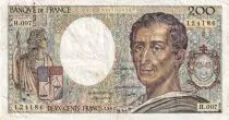 200 Francs - Montesquieu - 1981 - Serial H.007