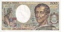 200 Francs - Montesquieu - 1981 - Serial L.005