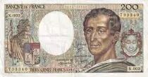 200 Francs - Montesquieu - 1981 - Serial N.003