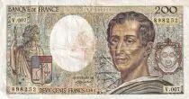 200 Francs - Montesquieu - 1981 - Serial V.007