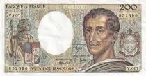 200 Francs - Montesquieu - 1981 - Serial V.007