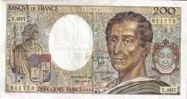 200 Francs - Montesquieu - 1981 - Serial Y.007