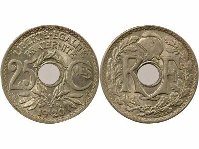 25 Centimes, Lindauer - 1920 Paris
