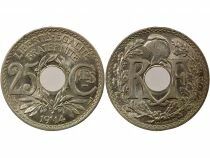 25 Centimes, Lindauer, Underlined - 1914 Paris