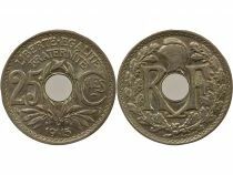 25 Centimes, Lindauer, Underlined - 1915 Paris