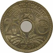 25 Centimes, Lindauer, with Dots - 1939 Paris