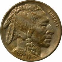 3 Cents, Buffalo, flat ground - 1938 D Denver