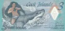 3 Dollars Polymer - Cook Island - 2021 - Série AA