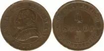 4 Soldi 1867 R Rome - Pape Pie IX