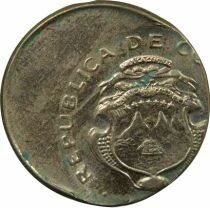 5 Centimos, off-center strike - 1951 / 1978
