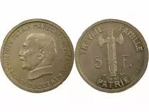 5 Francs, Essais P&eacute;tain, 3rd Type - 1941 Paris