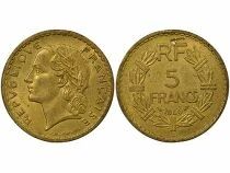 5 Francs Bronze-Aluminium - Lavrillier - 1946 C Castelsarrasin