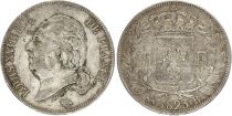5 Francs Louis XVIII Buste nu - 1823 B