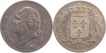5 Francs Louis XVIII King of France - 1822 W Lille