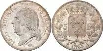 5 Francs Louis XVIII King of France - 1824 A 2 sd ex