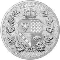 5 ONCES BULLION ARGENT AUTRICHE & GERMANIA 2021 - LES GRANDES FIGURES ALL&Eacute;GORIQUES