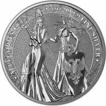 5 ONCES BULLION ARGENT GERMANIA & BRITANNIA 2019 - LES GRANDES FIGURES ALL&Eacute;GORIQUES
