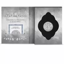 5 ONCES BULLION ARGENT GERMANIA & COLUMBIA 2019 - LES GRANDES FIGURES ALL&Eacute;GORIQUES