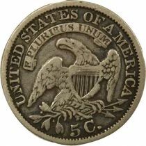5 Silver Cents, Liberty Cap - 1835 Philadelphia