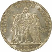 5 Silver Francs, Hercules, IIIrd Republic - 1877 A Paris