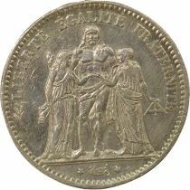 5 Silver Francs, Hercules, IIIrd Republic - 1877 K Bordeaux