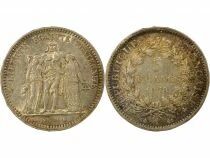 5 Silver Francs, Hercules, IIIrd Republic - 1878 K Bordeaux