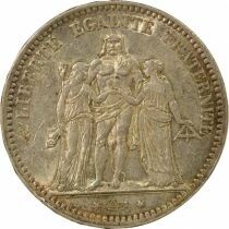 5 Silver Francs, Hercules, IIIrd Republic - 1878 K Bordeaux