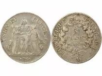 5 Silver Francs, Union & Force - Year 11 A Paris